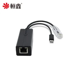Gigabit TYPE-C 5V POE Spliter Adapter Kabel Voedingsmodule voor IP Camera Ethernet 1000Mbps