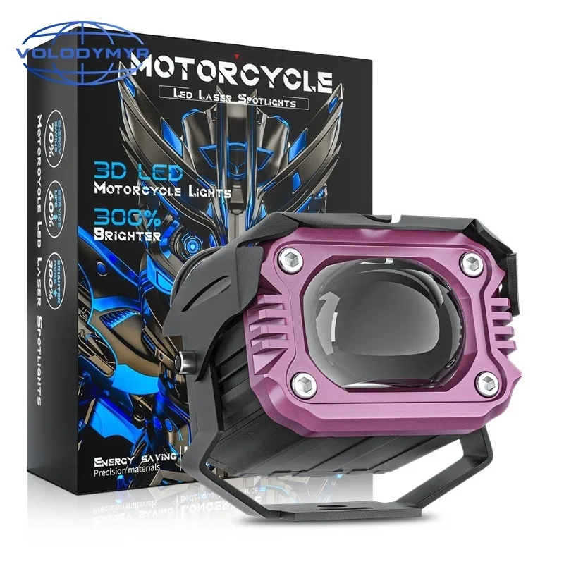 

Volodymyr 3 inch Driving Led Work Light Dual Color 16000LM ATV Scooter for Auxiliary Spotlight Lamp Moto Fog Light for ATV SUV