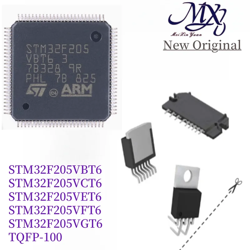 MXY STM32F205VBT6 STM32F205VCT6 STM32F205VET6 STM32F205VFT6 STM32F205VGT6 TQFP-100  MCU chip IC new original