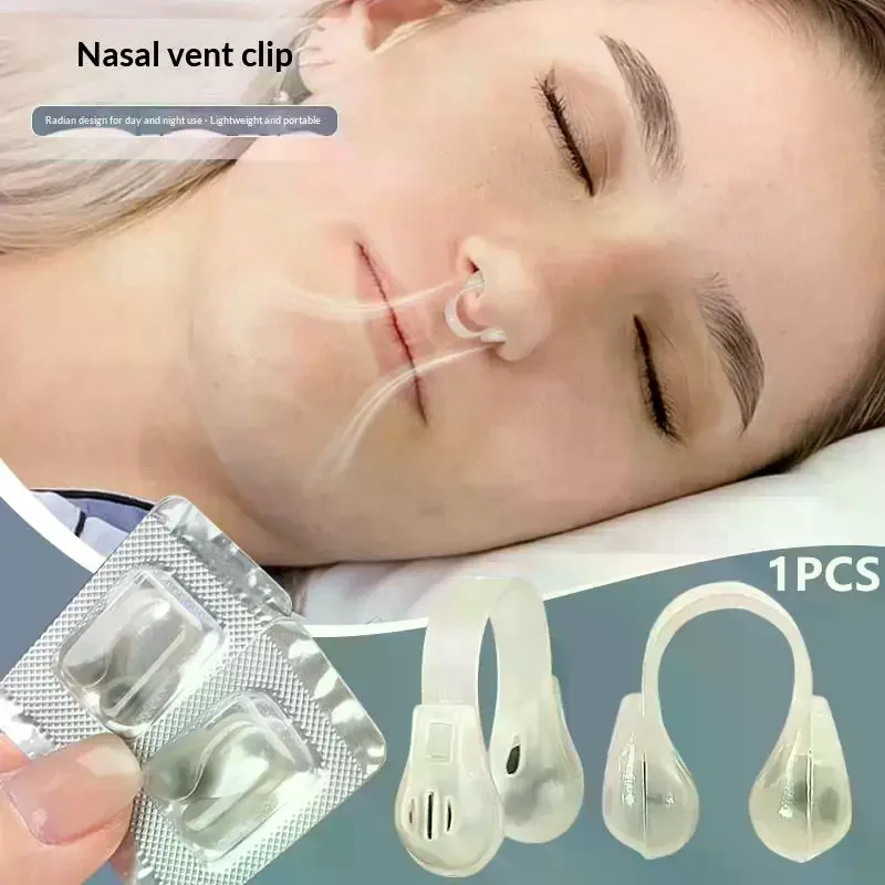 Silicone Nasal Dilator Stop Snoring Silicone Nose Clip Sport Easy Breath Nasal Clip Stop Snoring Aid Device Improve Sleeping