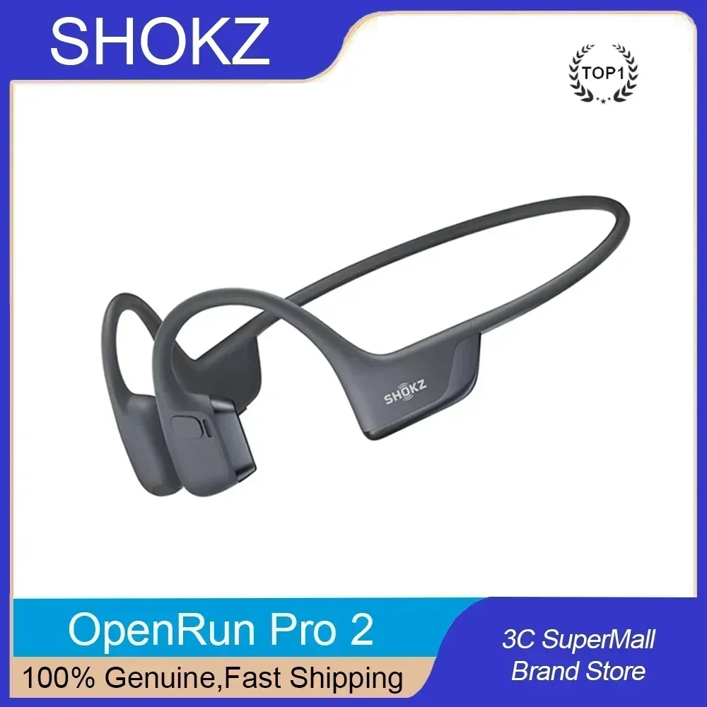Original SHOKZ OpenRun Pro 2 S820 Bluetooth Earphones IP55 Waterproof Bone Conduction Headphones Music Sports Wireless Earbuds