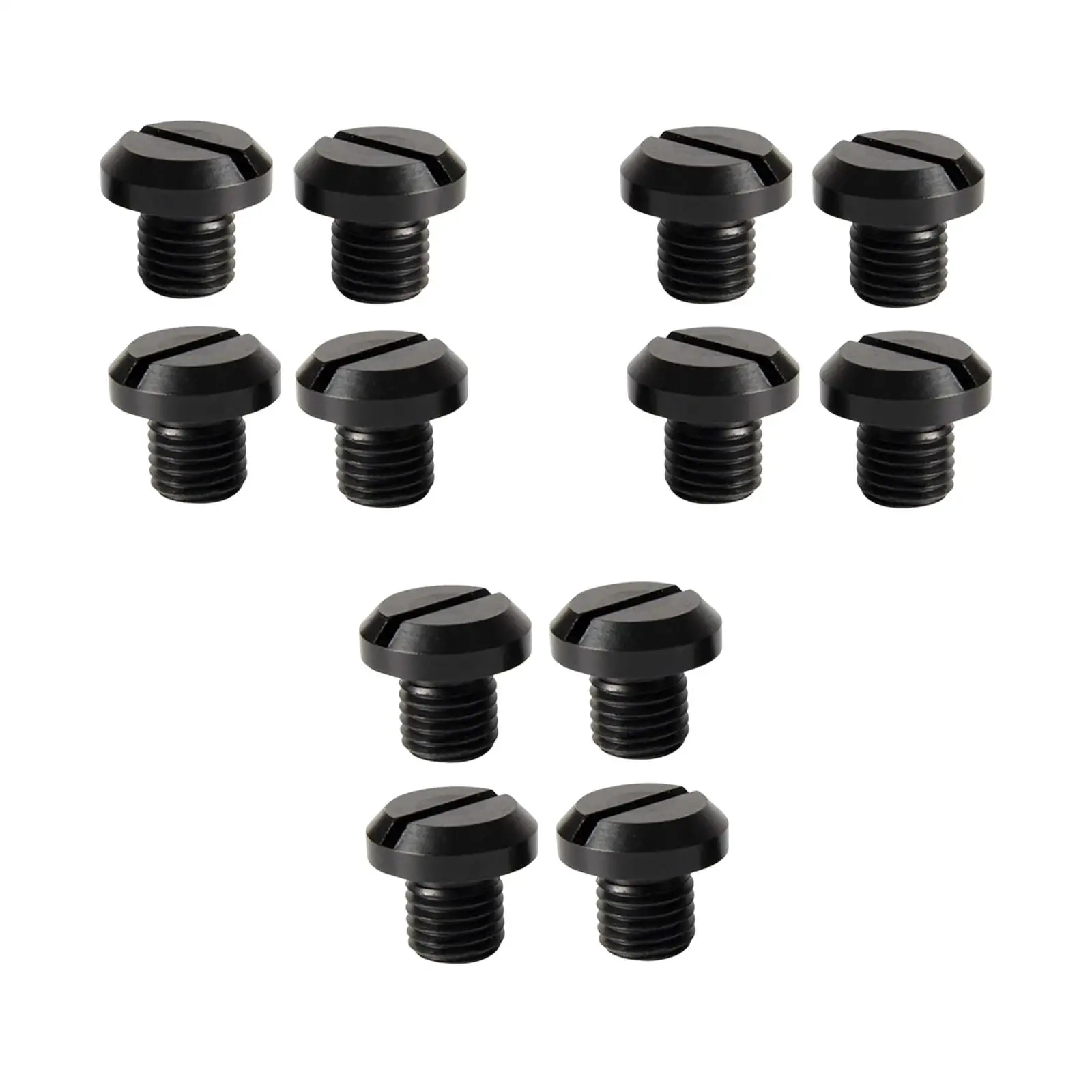 4x Motorcycle Rearview Mirror plug Screw Bolts, M10 Anti Rust CNC Machined Universal Accessories direct Replaces Supplies Parts