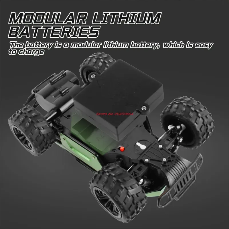 All Terrain 1/16 30KM/H High Speed Racing RC Car Toys 2.4G 4WD Rock Crawler Remote Control Monster Wireless Control RC Truck Toy