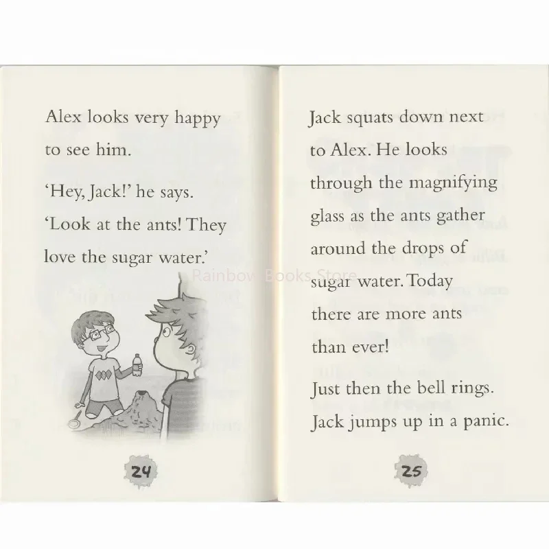 20Books/Set Hey Jack !The Complete Jack Stack English Picture Story Book Children's Bridge Chapter Reading Kids Gift Box