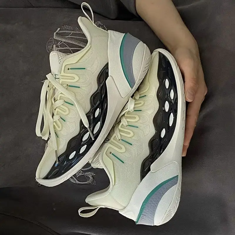 Good Quality Basketball Shoes For Unisex Thick Soled Athletic Mens womens Shoe Anti-Slippery Wearable Outdoor Sneakers Men