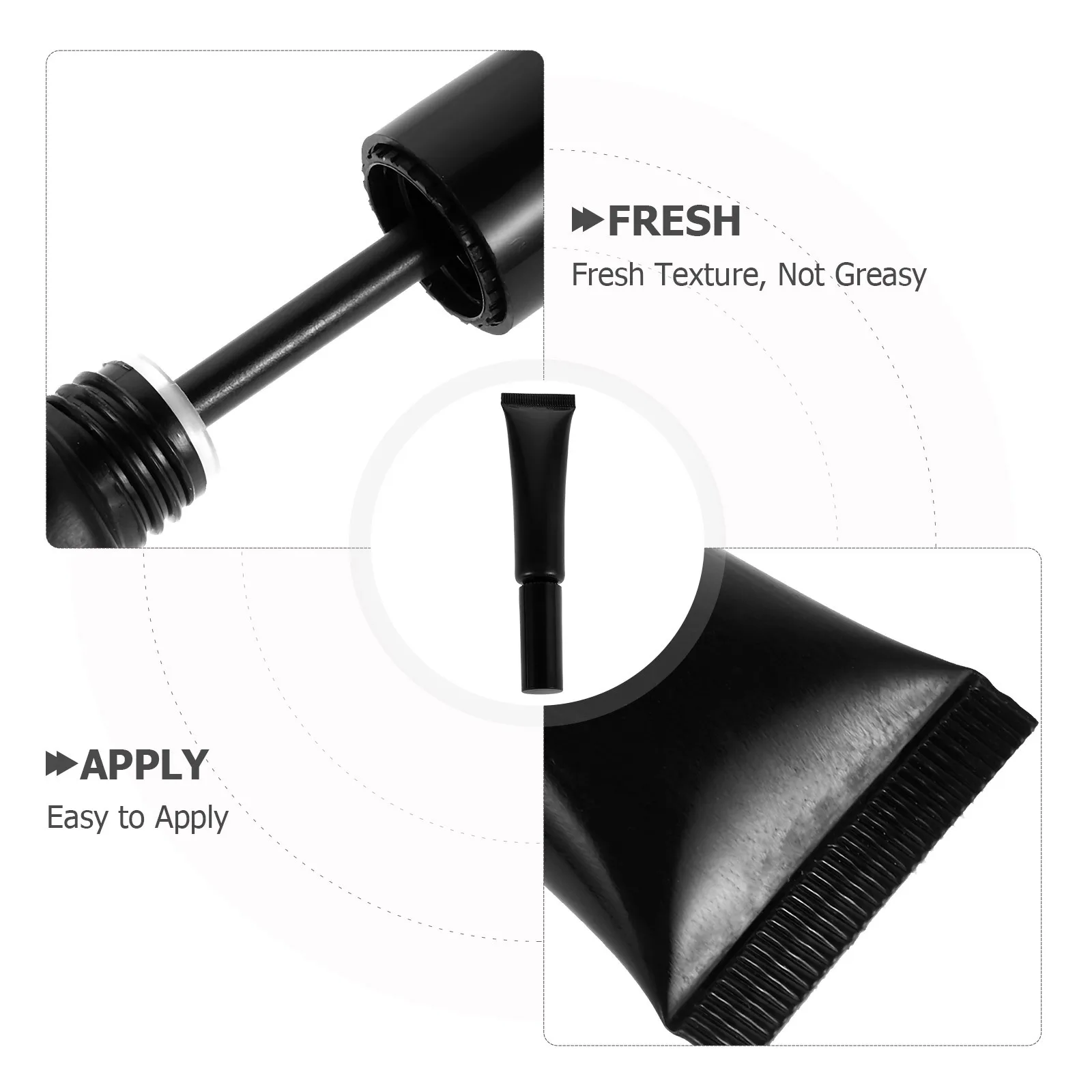 Gel à sourcils imperméable, formule claire, longue tenue, modelant les sourcils, léger, Non collant, séchage rapide pour poils épais et effaçants