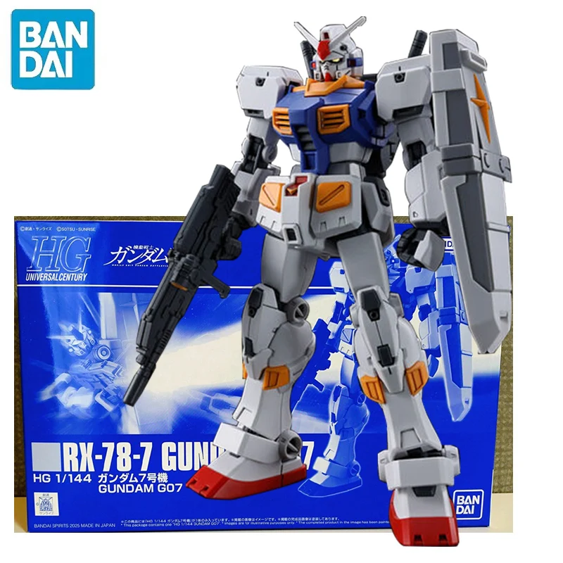 

In Stock BANDAI PB Limited HG:UC Mobile Suit Gundam 1/144 RX-78-7 GUNDAM 7 Anime Action Figures Mode Collection Assembly Toy