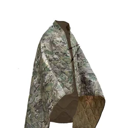 Coperta da campeggio estiva Poncho Camping Keep Warm tenda mantella indossabile trapunta impermeabile sacco a pelo ultraleggero bottoni per adulti