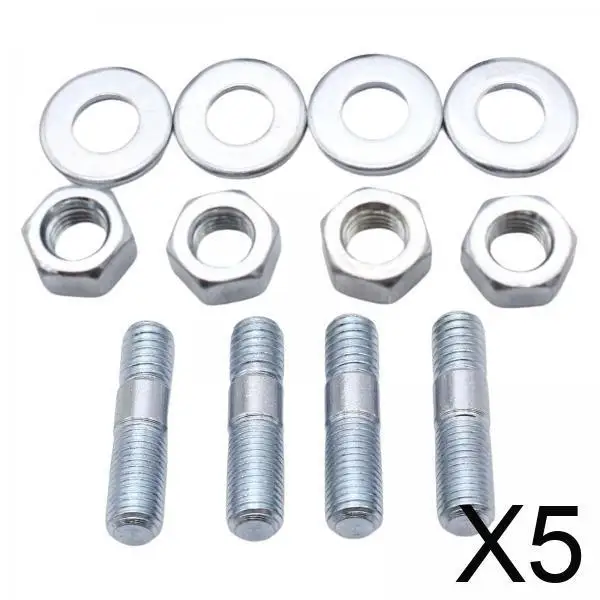 

Universal Iron Carburetor Stud Kit 1 3/8 Inch Car Carburetor Spacer Studs for Replacement and Repair