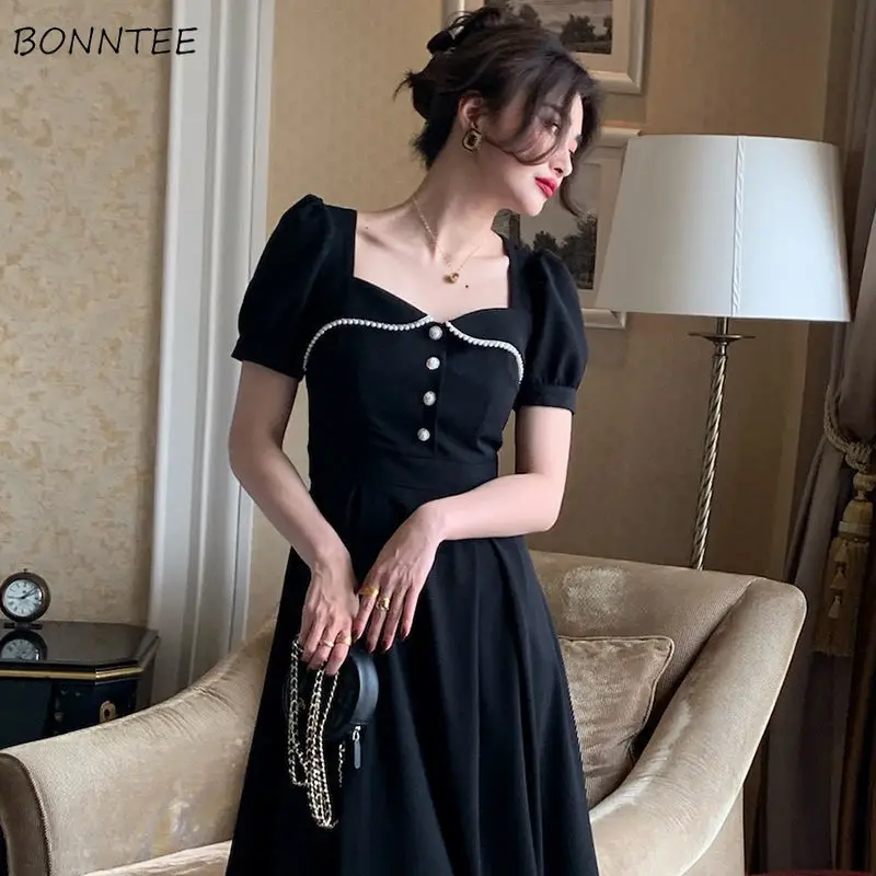 

Short Sleeve Women Elegant Retro French Style Simple Ladies Breathable Trendy Princess Cozy New Arrival Comfortable Ins Hot Sale