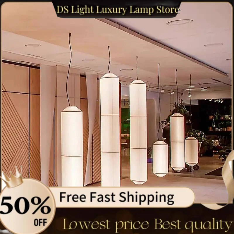 

Pendant lamp Japanese Design Akari Noguchi Yong Pendant light Living Room Bedroom vintage Wabi-sabi Chandelier