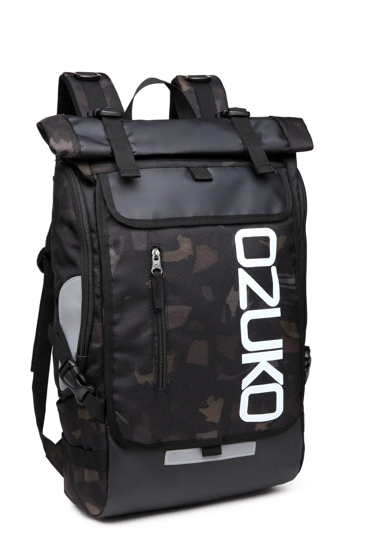 OZUKO Rucksack Männer 15,6 Zoll Laptop Wasserabweisende Schultasche für Teenager Casual Student Rucksäcke Männliche Reise Mochila Mode – Detail 29