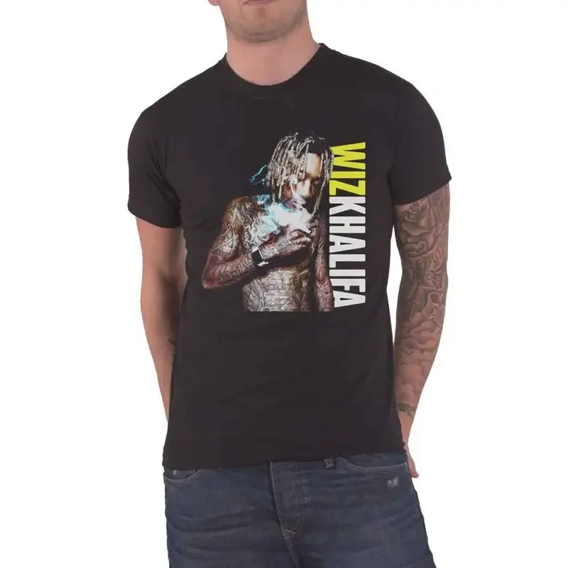 Camiseta Wiz Khalifa con logo de Blazer, nueva oficial, negra
