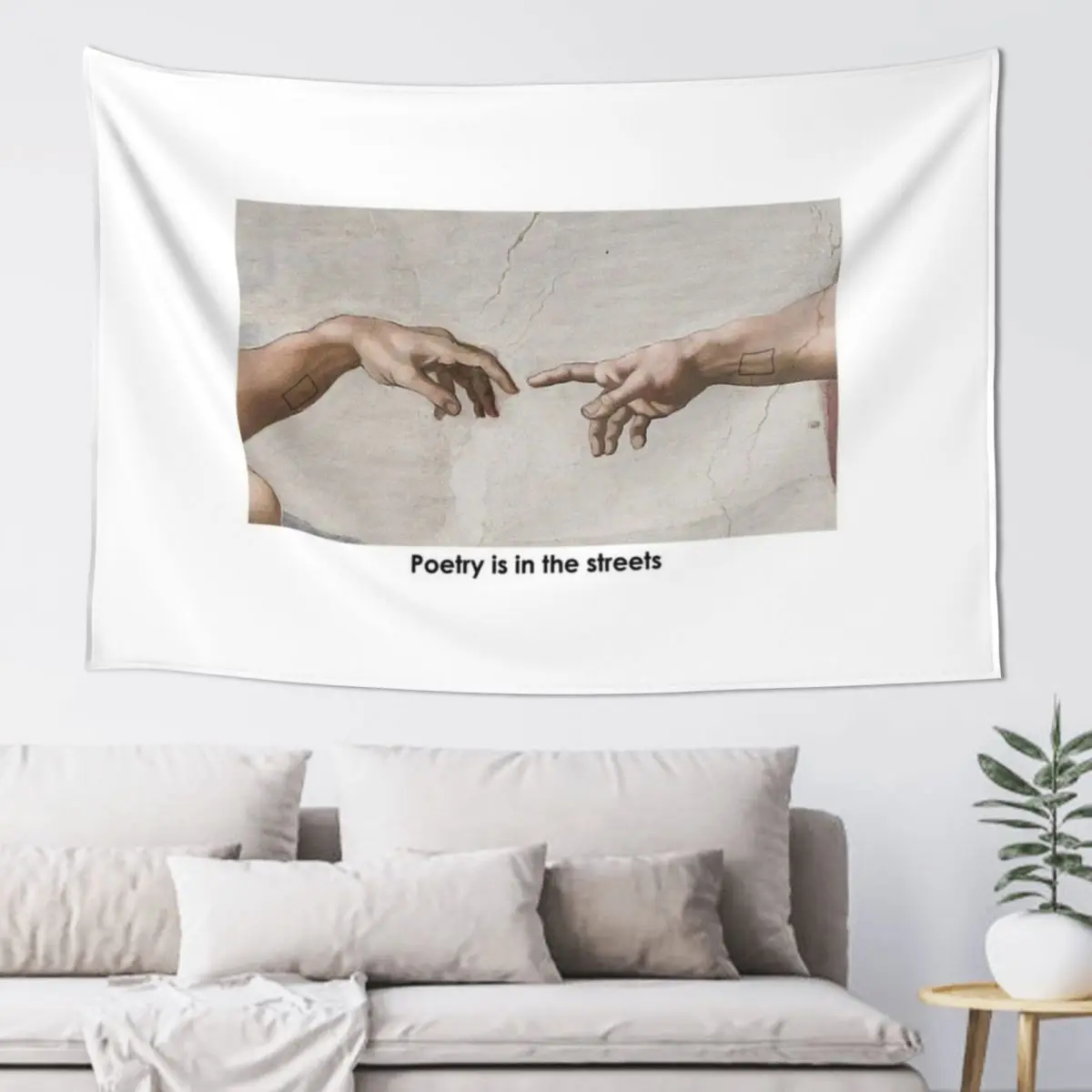 Poetry is in the Streets - The 1975 - Love it if We Made it Tapestry Bedroom Decor Decoration For Rooms Tapestry