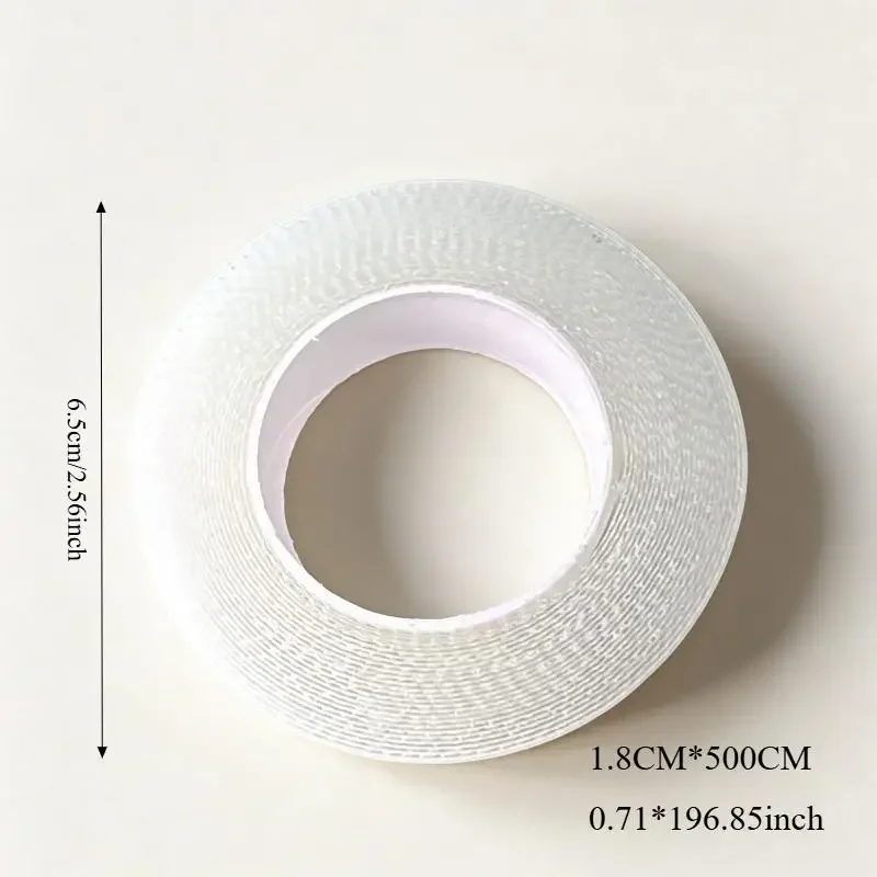 1pcs 5M Nano Double-Sided Tape - High-Viscosity Transparent Grid Invisible Tape, Strong Adhesive for Wall Fixing No Trace