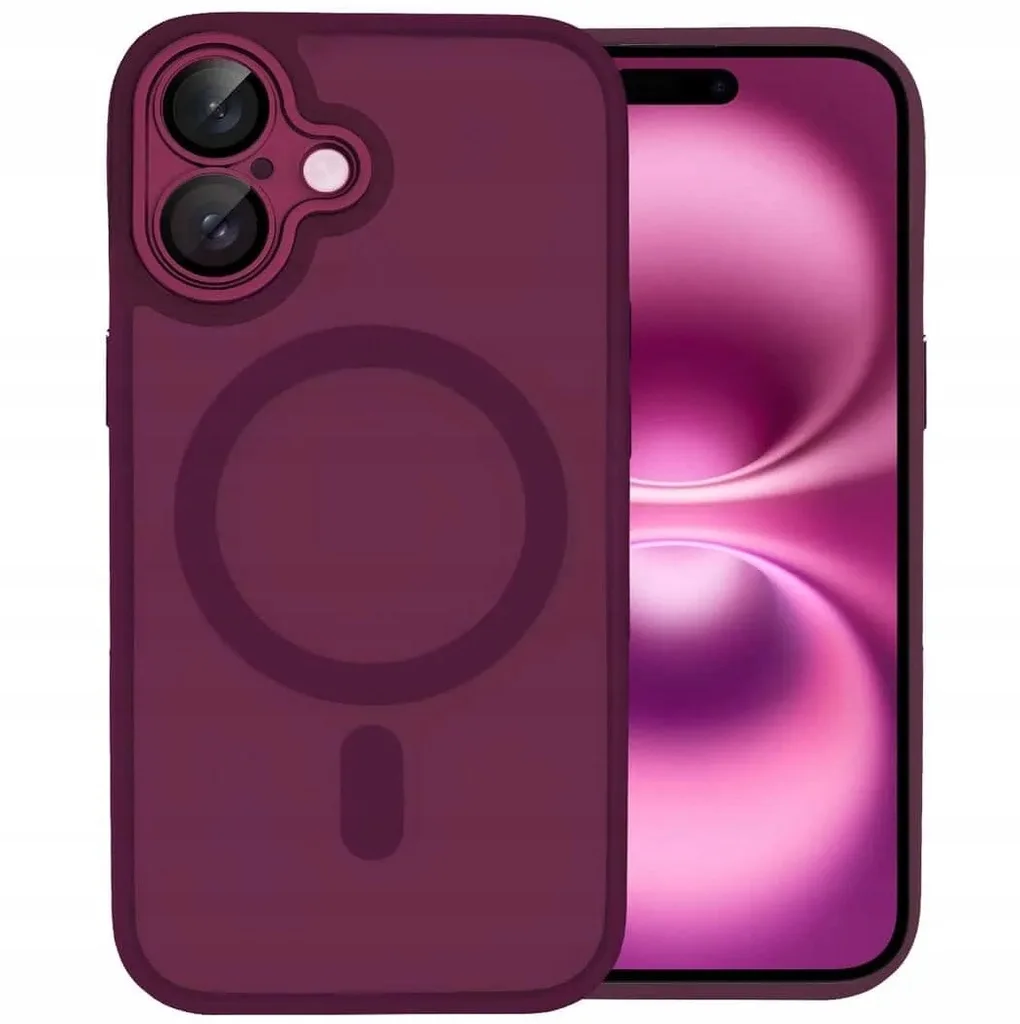 MATOWE ETUI do iPHONE 17 MATT CASE DO MAGSAFE OBUDOWA WZMNACNIANE