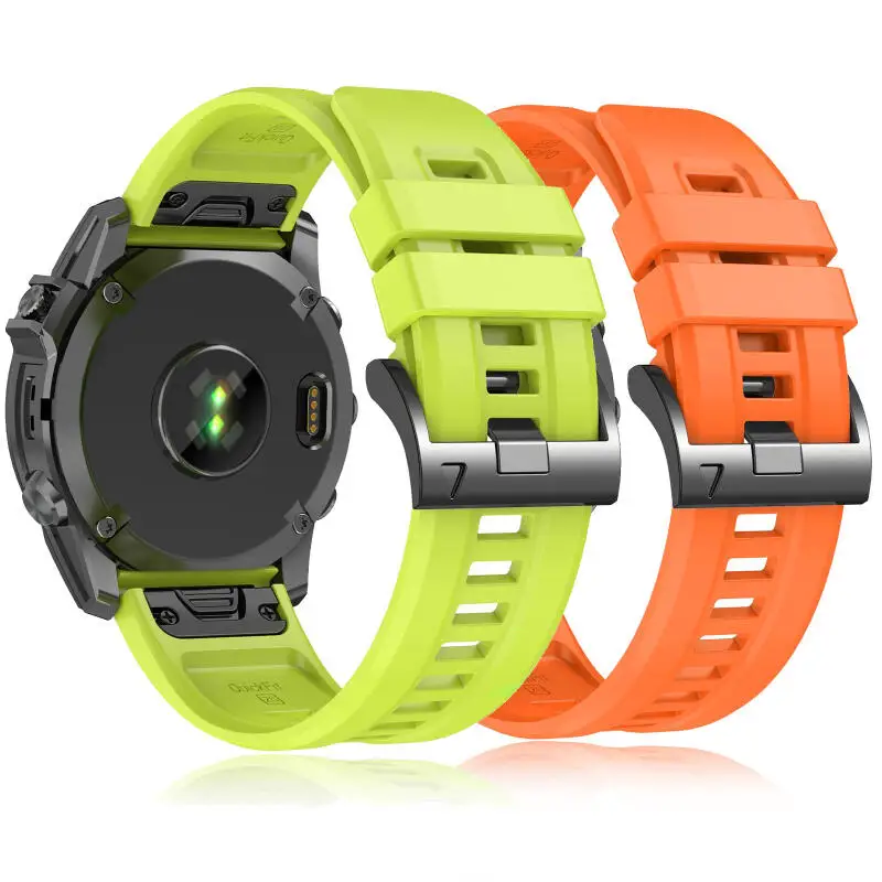 22 mm 26 mm Silikonarmband für Garmin Fenix 8 47 mm 7X 7 Pro Solar/6X 6/Epix/5/Forerunner 965 955 945 935/Instinct 2X Offizielles Band