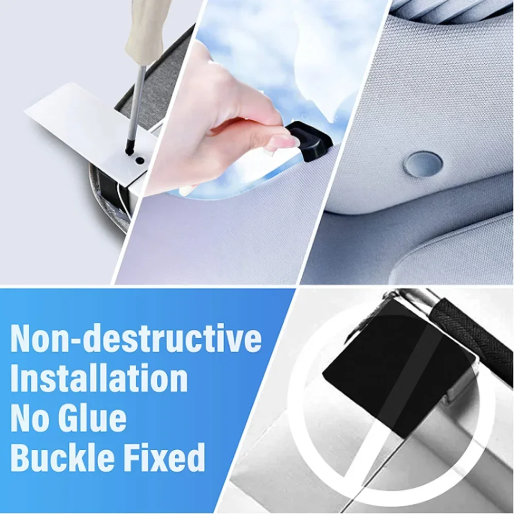 Car Roof Sunshade UV Rays Protection Retractable Sunroof   For Model 3 highalnd 2024