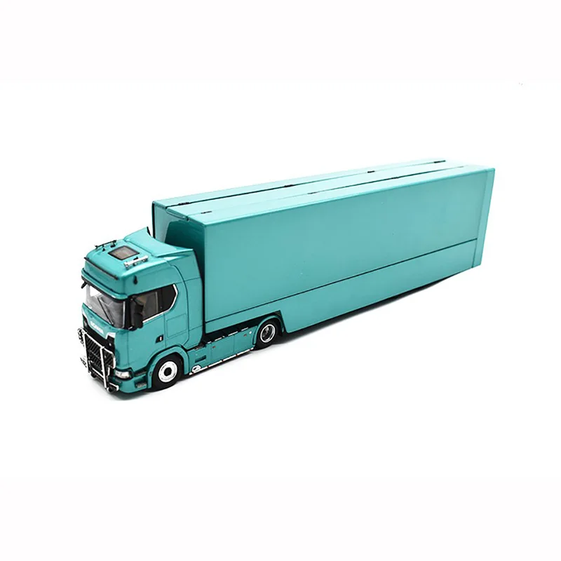 Kengfai 1:64 S730 V8 transport trailer Alloy car model