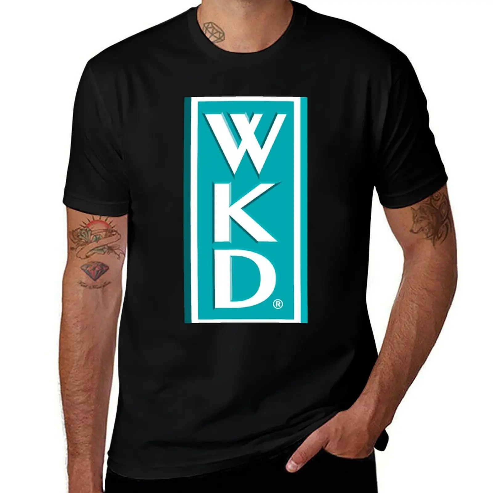 

WKD logo T-Shirt Large Size Casual Tee Shirt