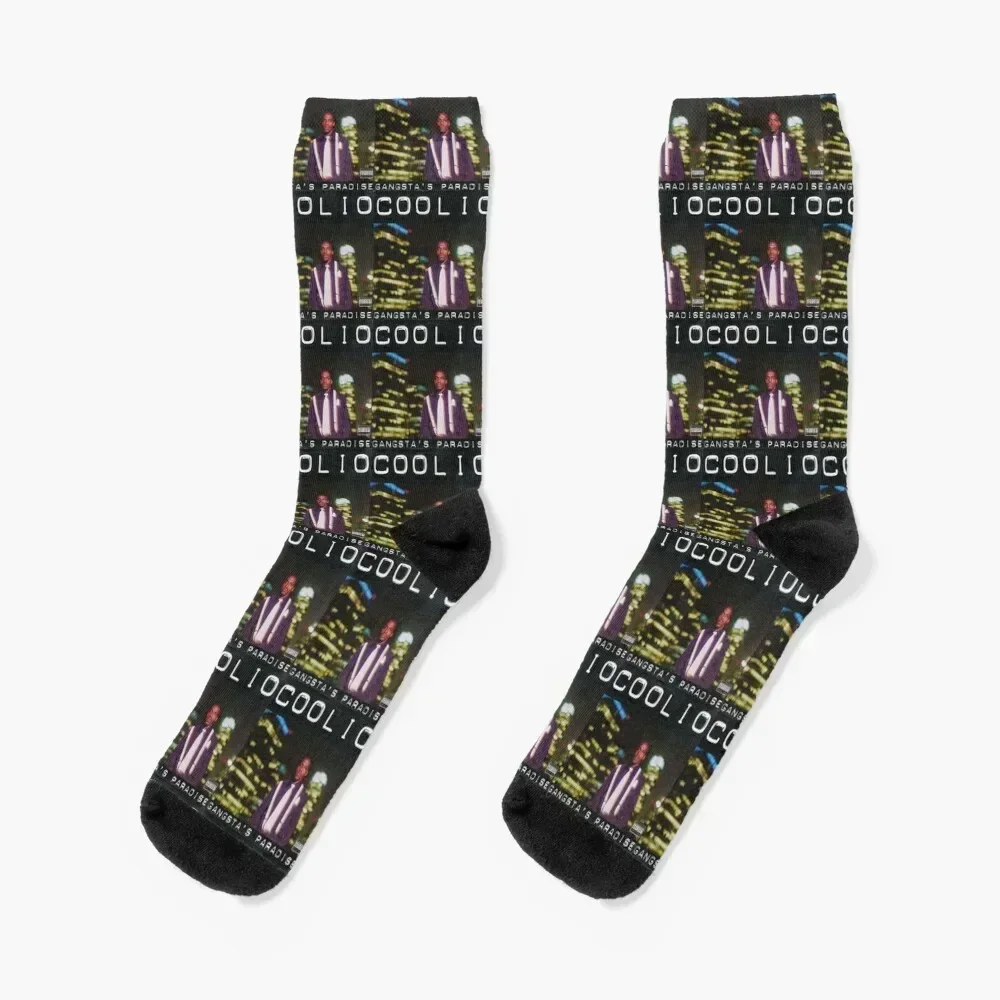 COOLIO - Gangsta's Paradise 90's Rap Socks funny gifts basketball aesthetic Socks Female Men's