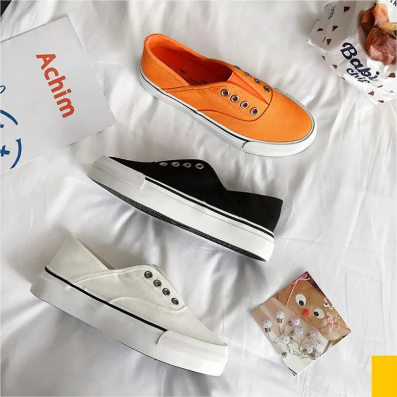 Klassiekers Stijl Vrouwen Canvas Schoenen Mode Sneakers Student Sport Schoenen Vrouw Casual Loafers Vulkaniseren Schoenen Dames Canvas Flats