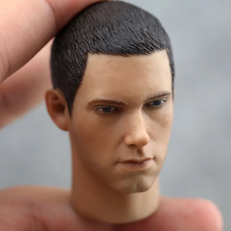 1/6 Scale Eminem Head Sculpt Carving Model Fit 12