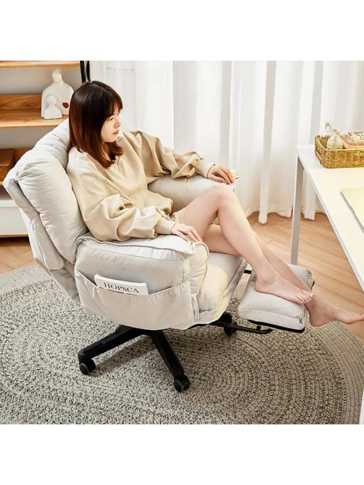 Lazy Computer Chair Home Dormitory Sofa Chair Comfortable Sedentary Study Chair Backrest Electric Competition Reclining Desk