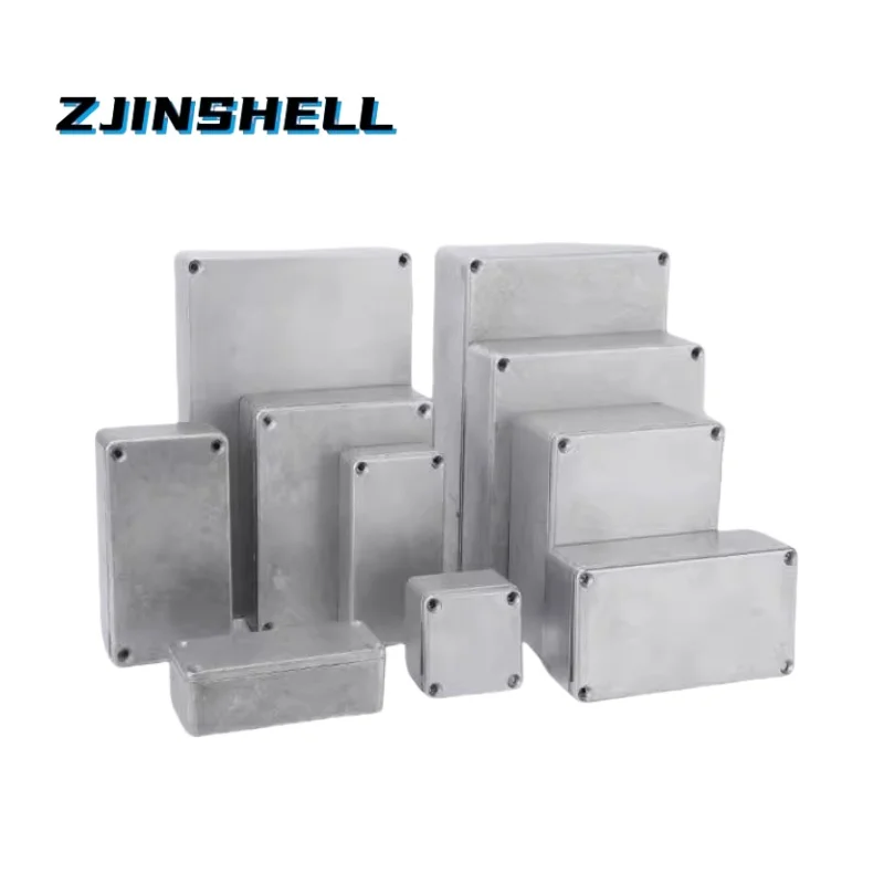 Effect Aluminum Box Metal Electric Case Instrument Silver Enclosure Project Box 1590B 1590XX 1590DD 1590C