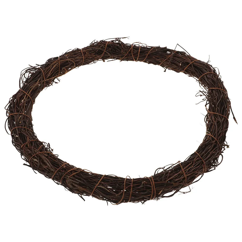 

Natural Rattan Frame Diy Craft Ring For Christmas Easter Decorations Wreath Forms Diy Garland Materials Decorative Wreath