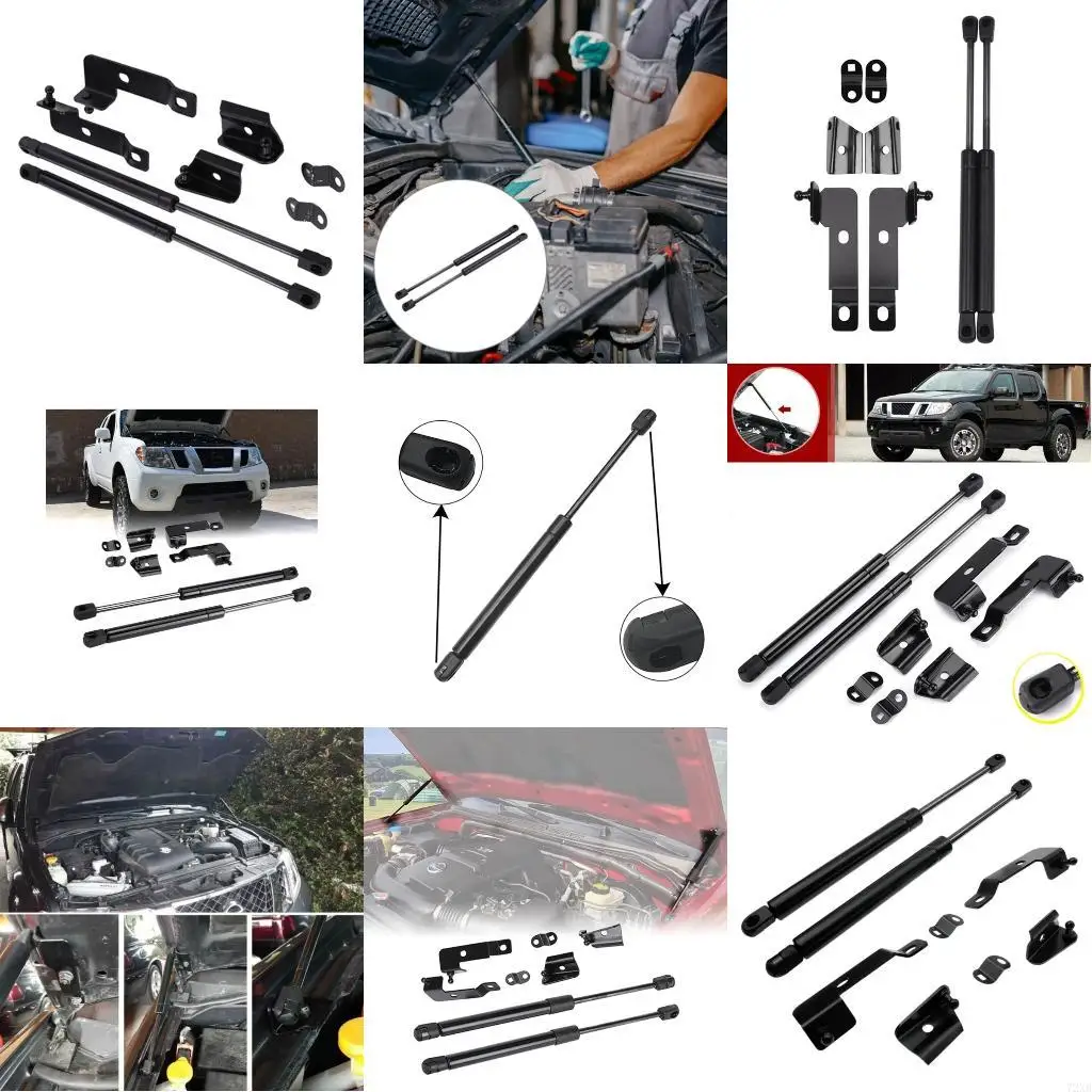 

High Pressure Front Hood Gas Spring Lift Support System 700N Capacity Suitable For D40 ACMAT ALTV SUV Pickup Truck Model 72XB