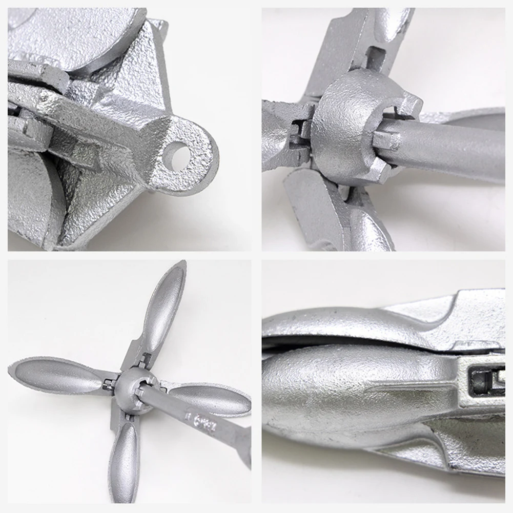 0.7KG 1.5KG Grapnel Anchor with 65ft Marine Rope and Buoy Boat Anchor Kayak Anchor for Kayaks Canoes Paddle Boards Boat Access view 3