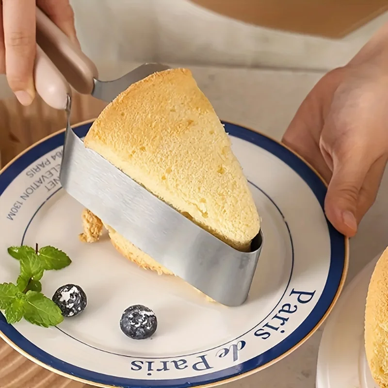Lebensmittel Greifer Edelstahl Kuchen Cutter Dreieckige Dessert Halter Kuchen Slicer und Heber Küche Backen Liefert Backen Werkzeuge
