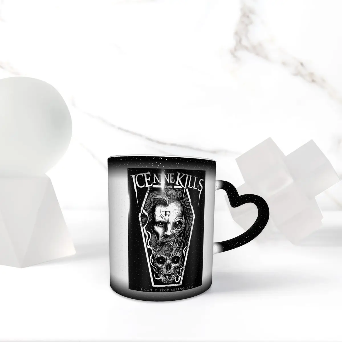 Michele Nolli Ice Nine Kills Mug Funny Ceramic Coffee Cups Tea Mugs Milk Cup Drinkware Gift for Woman Man