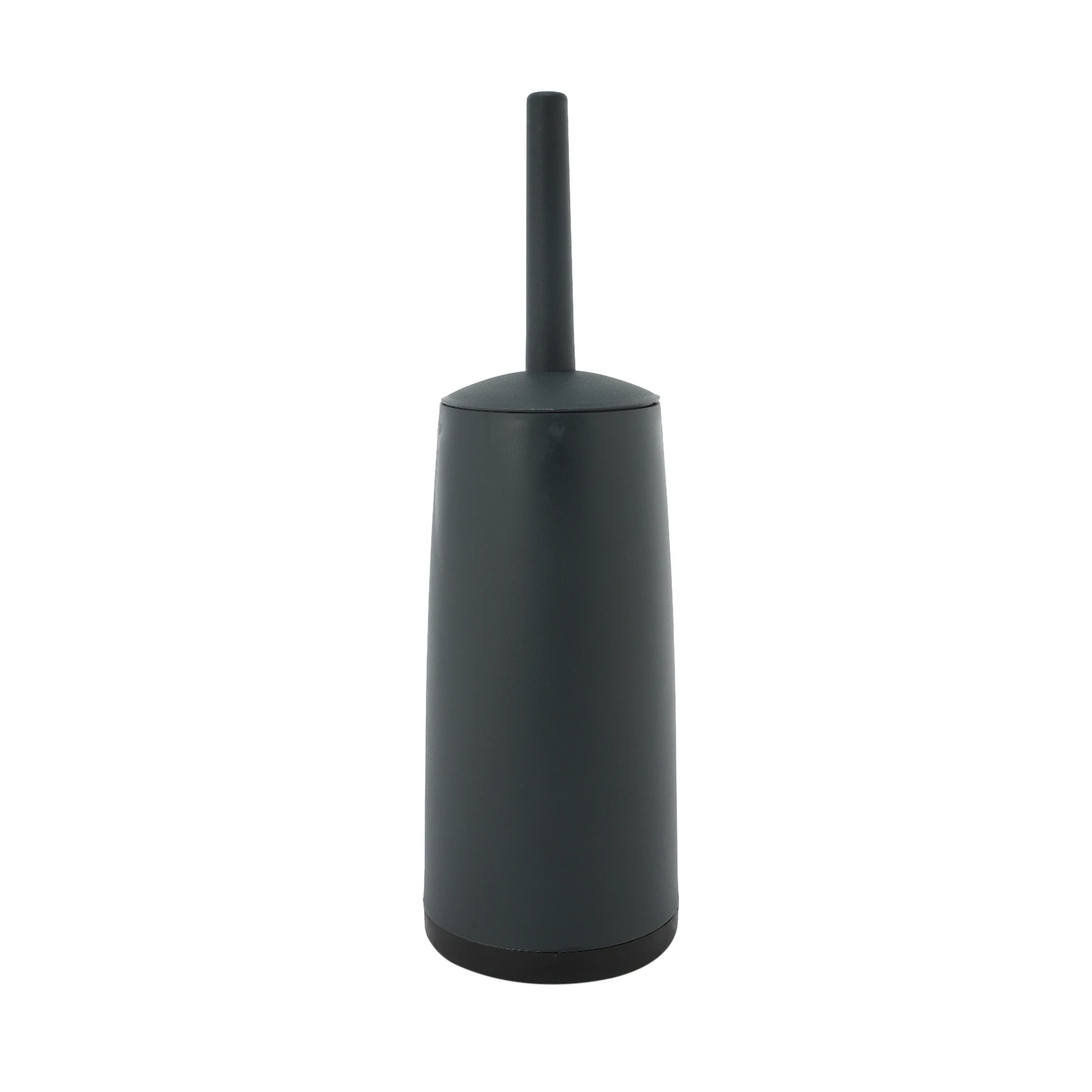 BAAE 2X Toilet Brushes and Holders Toilet Bowl Brush with Holder Dark Gray for Bathrooms Modern Design Toilet Brush