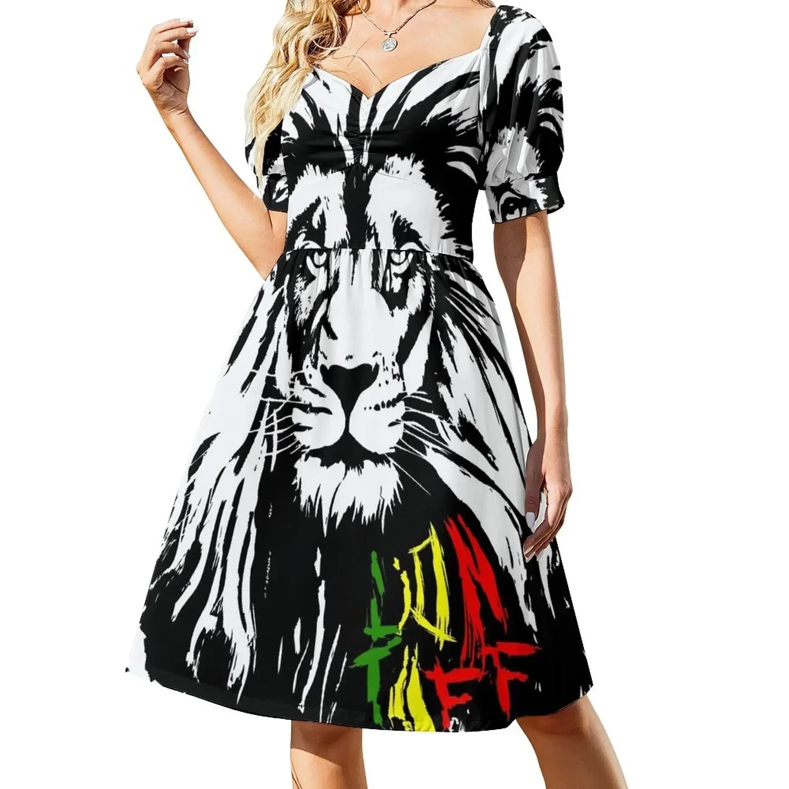 

Lion Tuff Lion Head Sleeveless Dress Elegant gown elegant party dress for women 2025 Dress