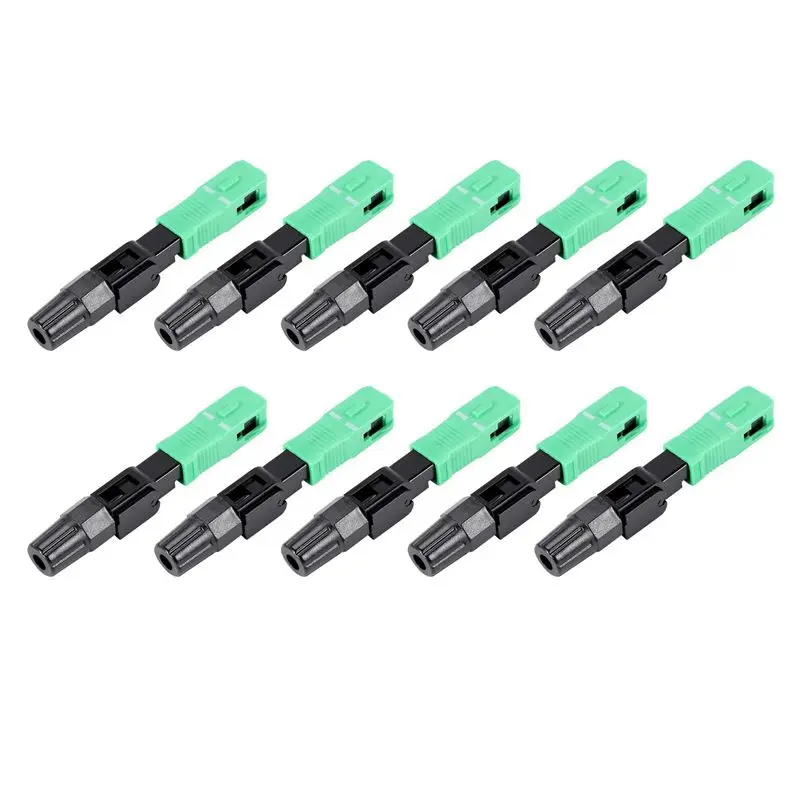 DT39 SC/for APC Fiber Optic Quick Connector, Single Mode Embedded for 2.0x3.0mm Cable, 40 Pcs