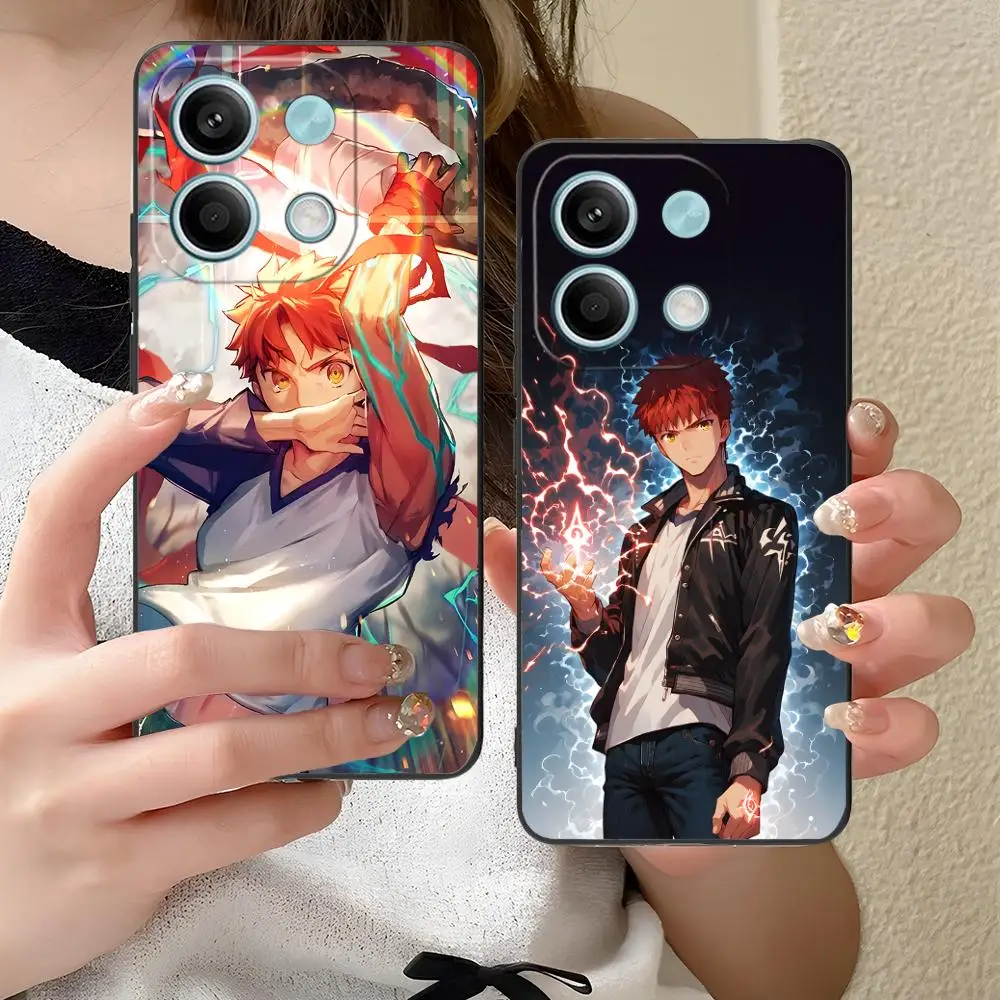 

Чехол для телефона Fate Stay Night Shirou Emiya для Xiaomi Redmi 15 14 13 12 A5 3 2 1 C Plus 4G 5G с цветным принтом, красивый роскошный чехол