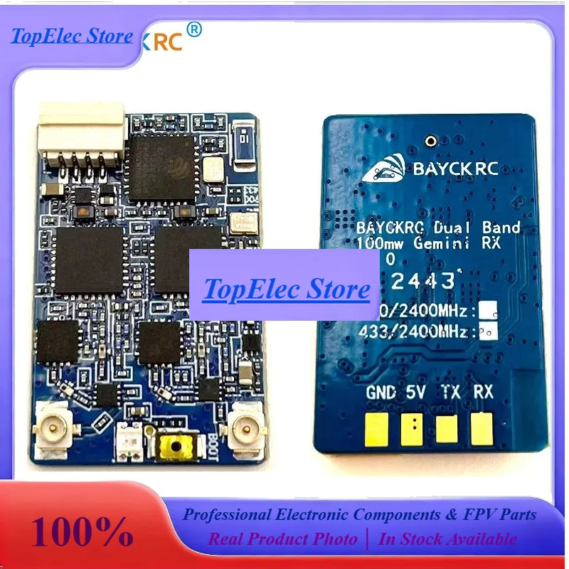 TopessBAYCK C3 915MHZ / 2.4GHz Dual Band 100mW TX Power Gemini RX Dual-antenna Receiver / 868-915-2.4G 8 Reception Modes