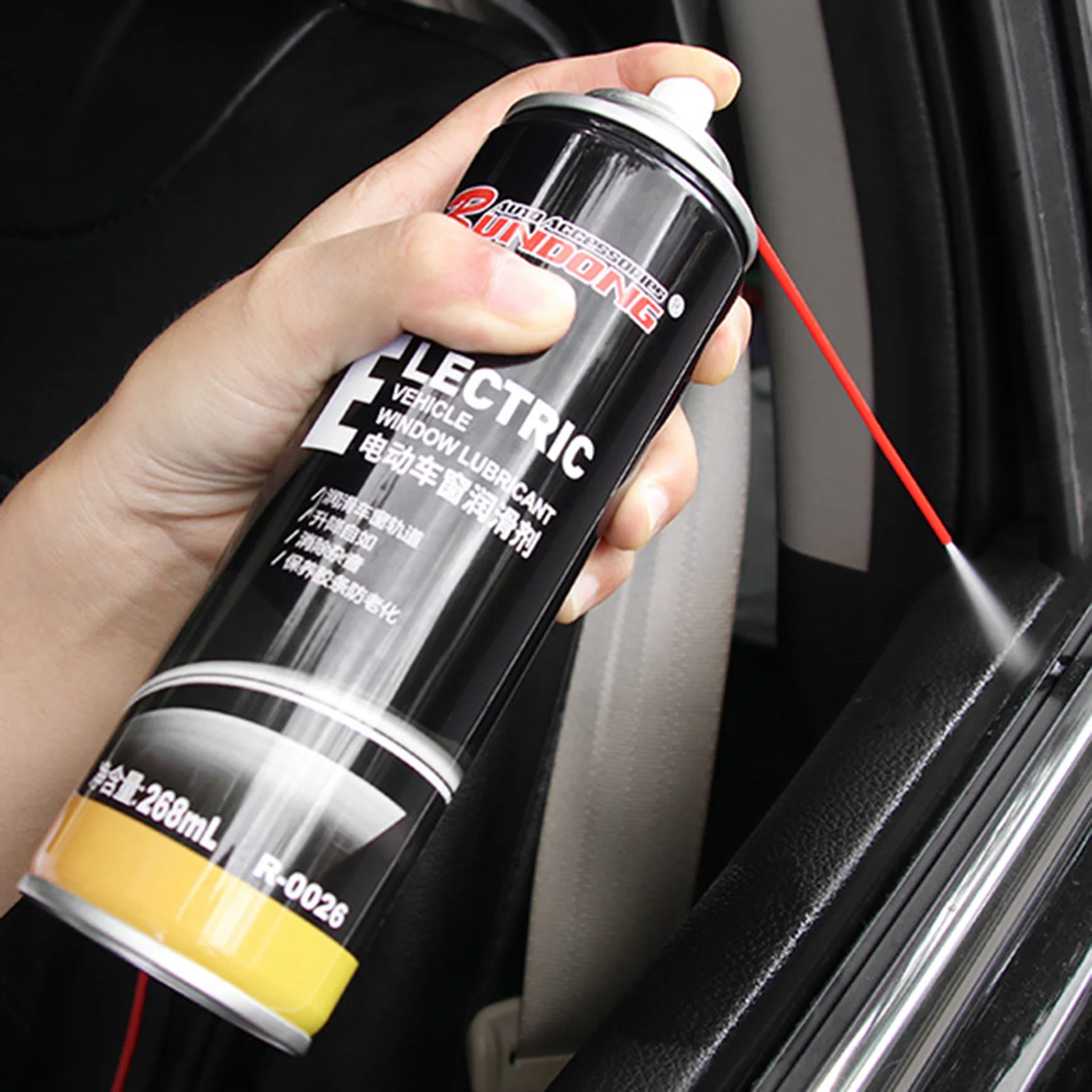 Lubricante para ventana de coche, limpiador de mantenimiento para superficies de plástico, vidrio, Metal, goma