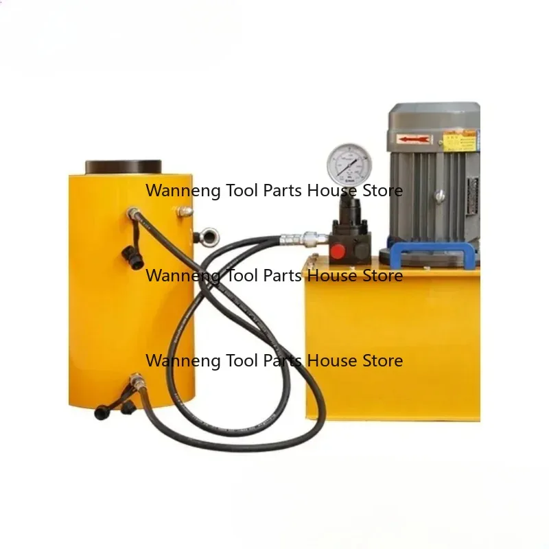 Electro-hydraulic hollow jack separation vertical double-acting large tonnage 20 tons 50 tons 100 tons hydraulic jack