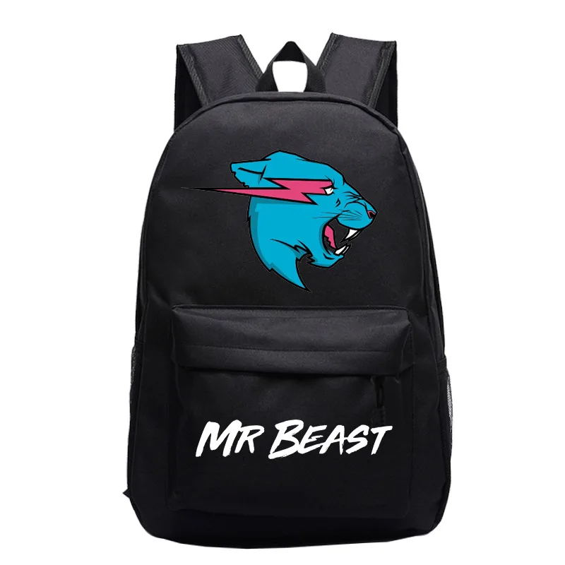 Senhor besta relâmpago gato escola mochila meninos meninas estudantes diário mochila adolescentes viagem portátil saco sr. besta mochila