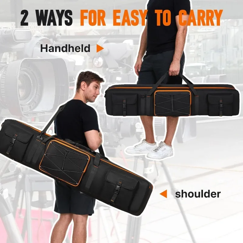 Durable Padded Tripod Bag with Zipper Carry Case for Photography Light Stands, Backdrop Umbrellas and Fotografia Accessories