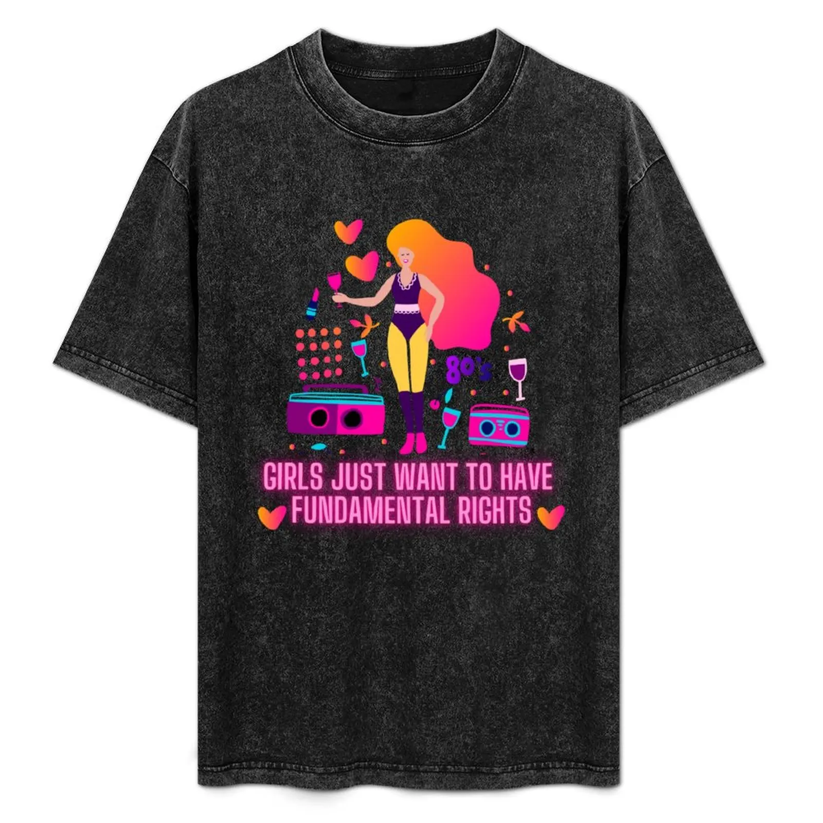 

Girls just want to have fun, fundamental rights! T-Shirt tees animal prinfor boys men clothings