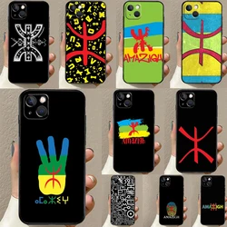 Amazigh Symbol Berber Academy Case For iPhone 16 15 14 13 Pro Max 12 Pro Max Mini 11 Pro Max XS X XR Plus Cover Shell