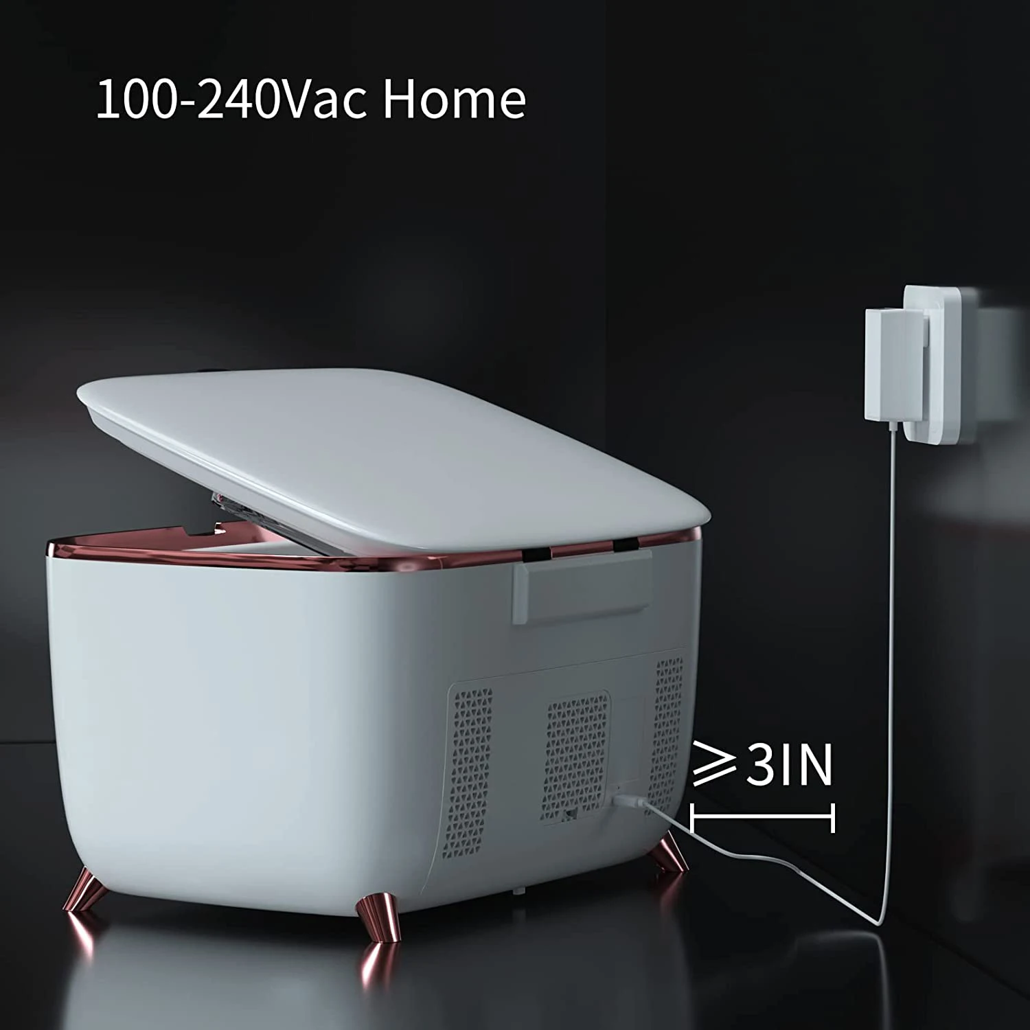 Portable Cosmetic Fridge 9l Skin Care Fridge Cosmetic Beauty Refrigerator Mini Fridge