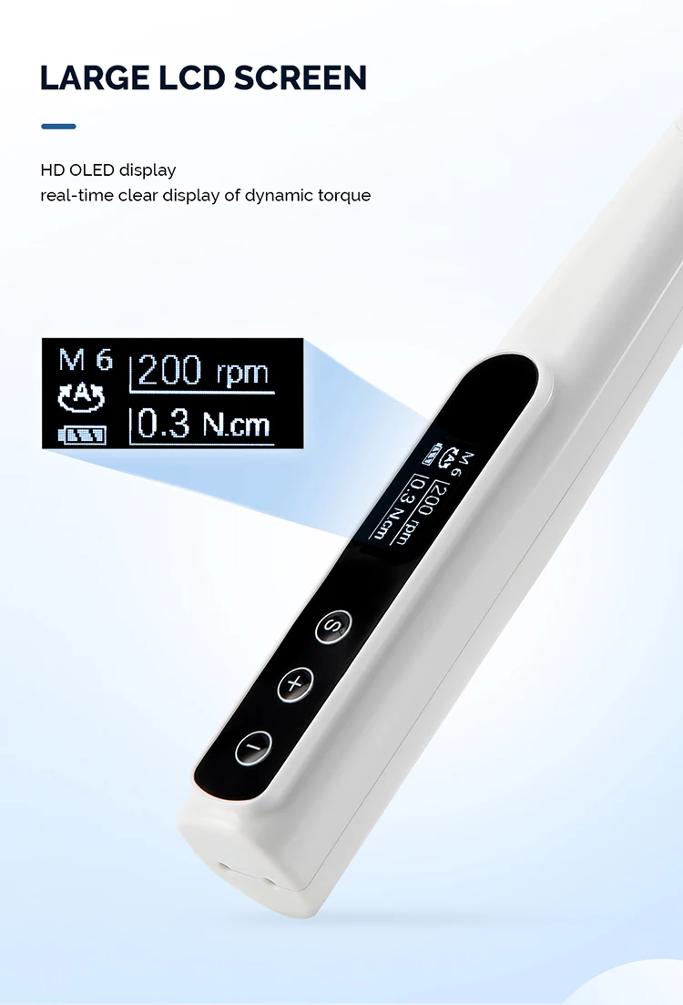 AZDENT Komplettset Dentaler Endomotor 16:1 Kabelloser Apex-Locator Wurzelkanal-Apex-Lokalisierung Parodontales Messgerät – Detail 14