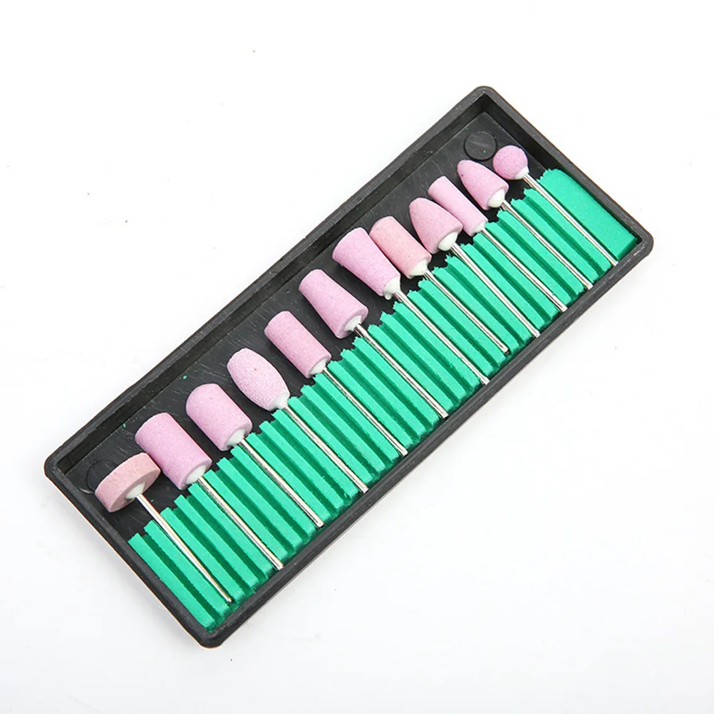 Nail Grinding For Manicure Drill Bits Cuticle Cleaner Tools Compatible With Electric Nail Drill Machine For Salon