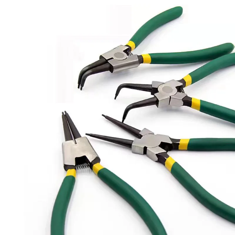 Snap Ring Pliers Set Internal/External Circlip install uninstall Kits Snap Rings Puller Hand Circlip Plier