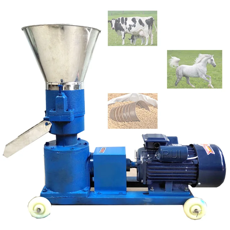 Pellet Machine Stainless Steel Feed Pellet Mill 220V/380V Horses And Cattle And Sheep Feed Granulator